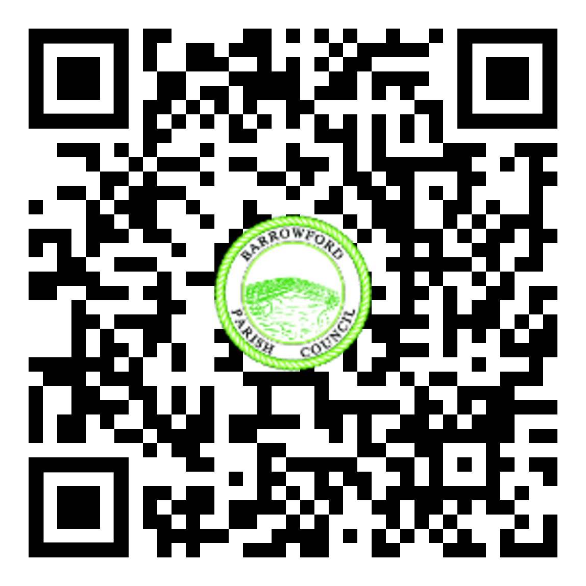 shops qr code with logo